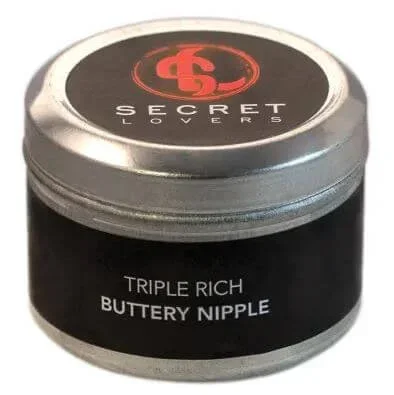Secret Lovers Triple Rich Buttery Nipple Edible Oil Candle 1 Oz