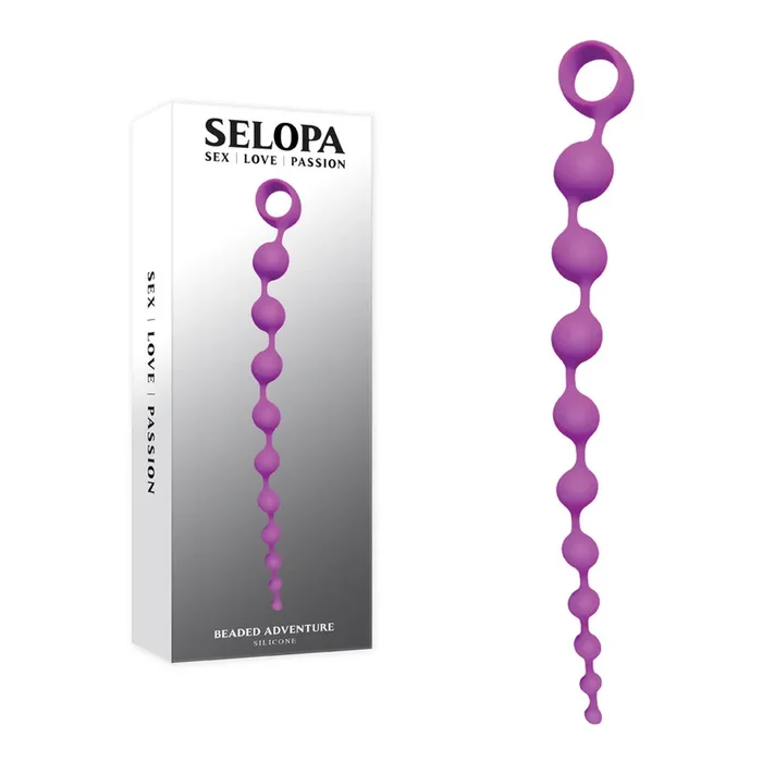 Selopa BEADED ADVENTURE – Purple 35.5 cm Anal Beads