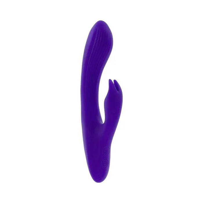 Selopa Poseable Bunny Rechargeable Dual Stimulator Silcone Purple