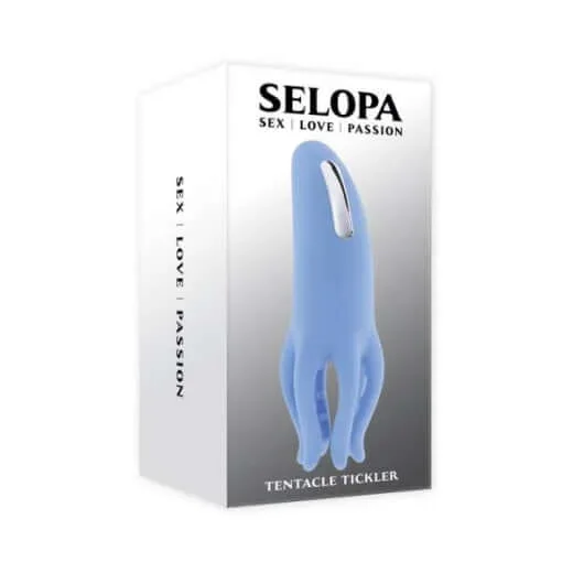 Selopa Tentacle Tickler Rechargeable Silicone Clitoral Stimulator – Blue