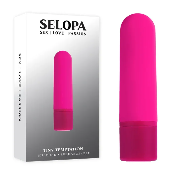Selopa TINY TEMPTATION – Pink 9.2 cm USB Rechargeable Bullet