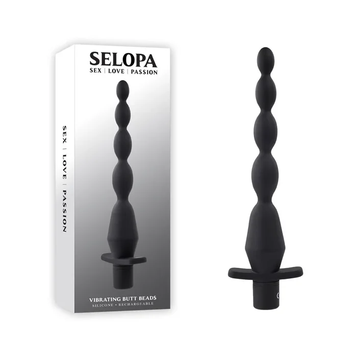 Selopa Vibrating Butt Beads 22cm Waterproof Anal Toy