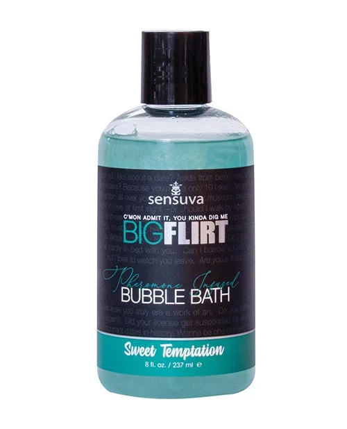 Sensuva Big Flirt Pheromone Bubble Bath – 8 oz Sweet Temptation