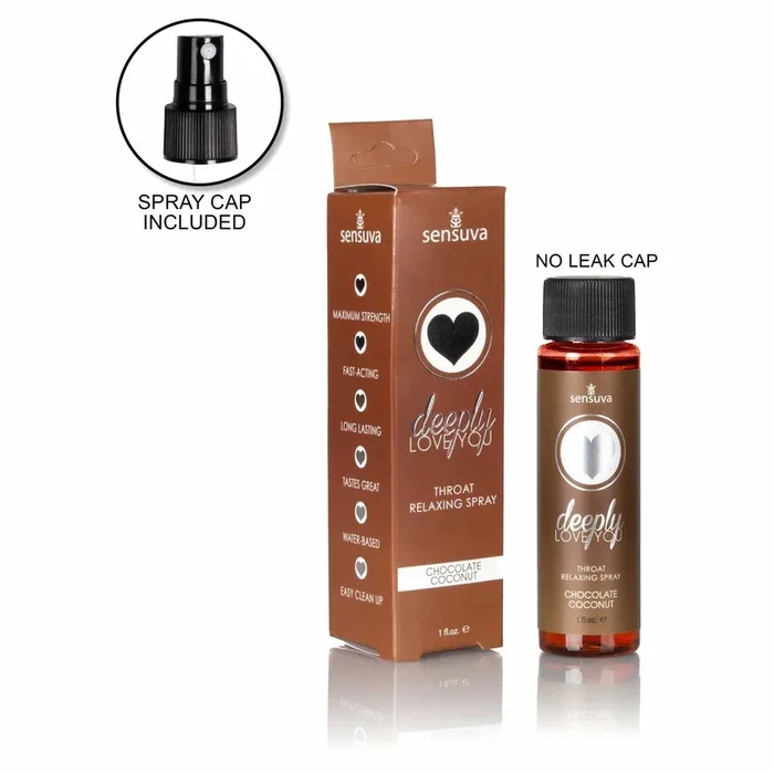 Sensuva Deeply Love You Throat Relaxing Spray 1 fl.oz.