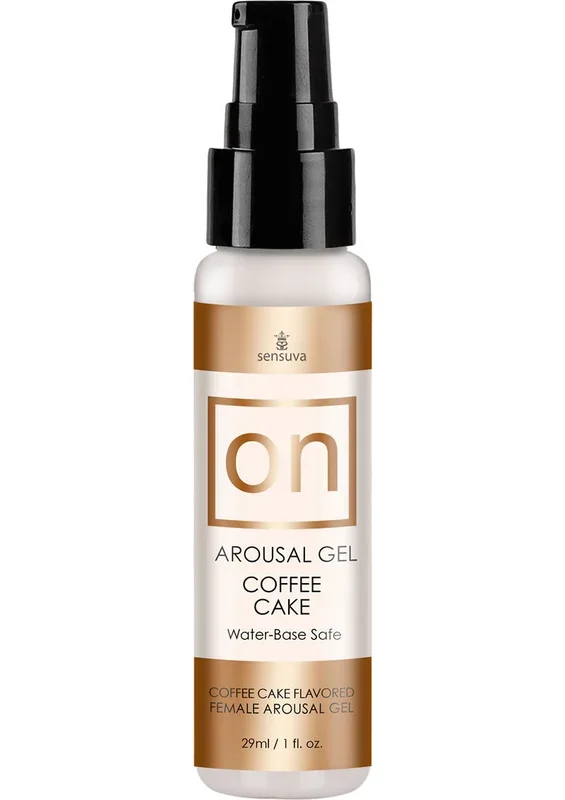 Sensuva On Arousal Gel Water Base Coffee Cake Flavor
