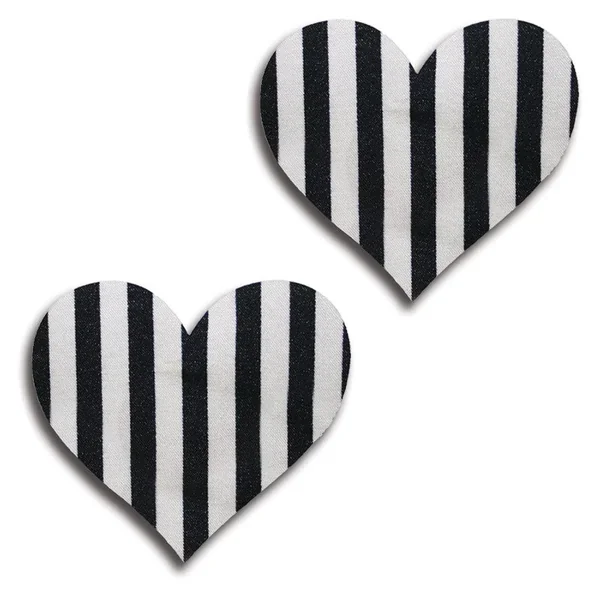 Set of Stripe Heart Pasties