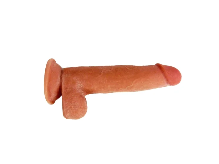 Shibari Get Lucky 7.5 inches Real Skin Dark Brown Dildo