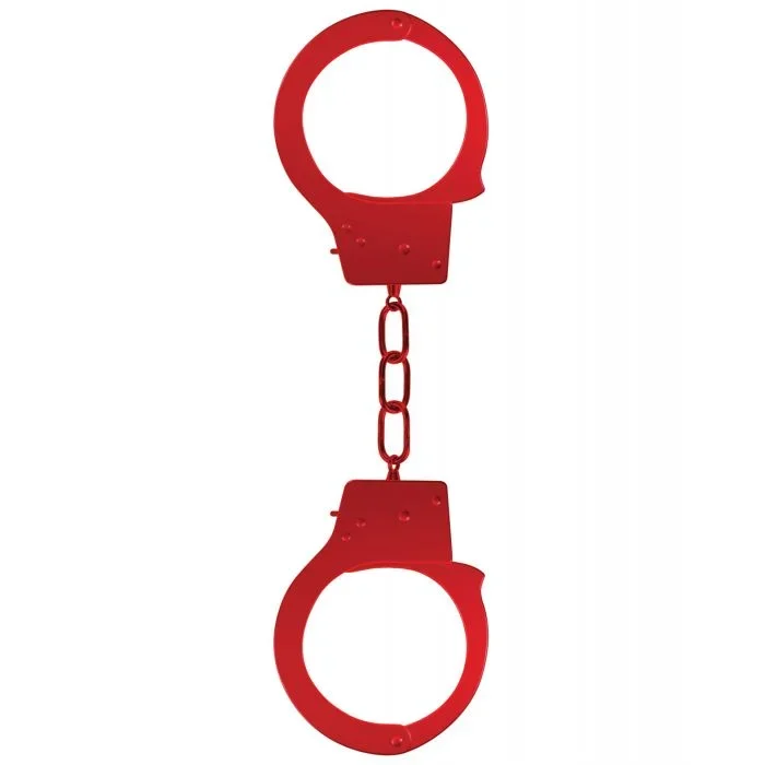 Shots Ouch Beginner’s Handcuffs – Red