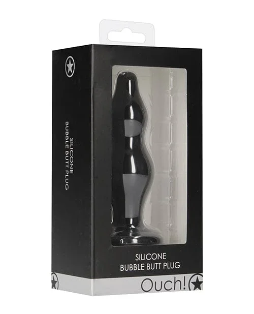 Shots Ouch Bubble Butt Plug – Black