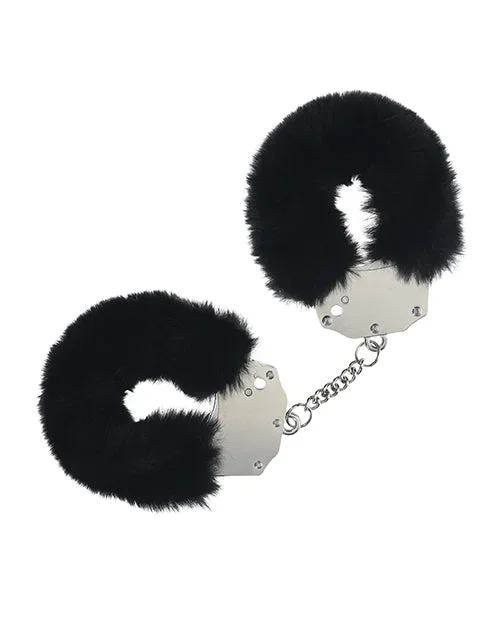 Shots Ouch! Heavy-duty Fluffy Handcuffs – Black