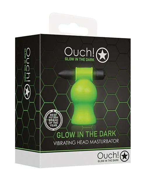 Shots Ouch Vibrating Head Masturbator – Glow In The Dark