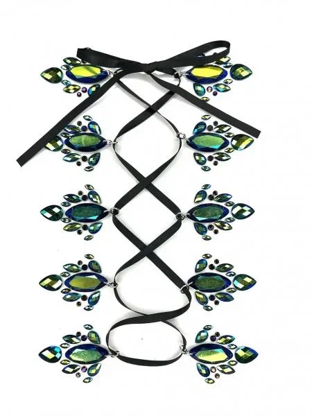 Showgirl Body Corset Body Jewels