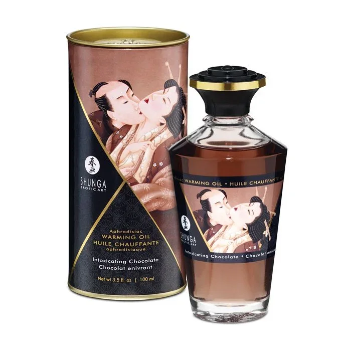 Shunga Warming Oil – 3.5 oz Intoxicating Chocolate