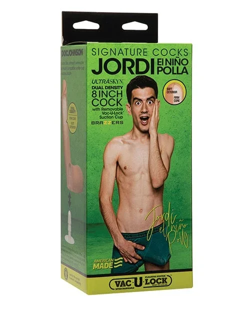 Signature Cocks Ultraskyn 8″ Cock with Removable Vac-U-Lock Suction Cup – Jordi El Nino Polla