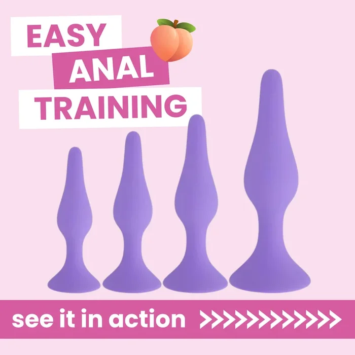 Silicone Anal Plug Kit – Set Of 4