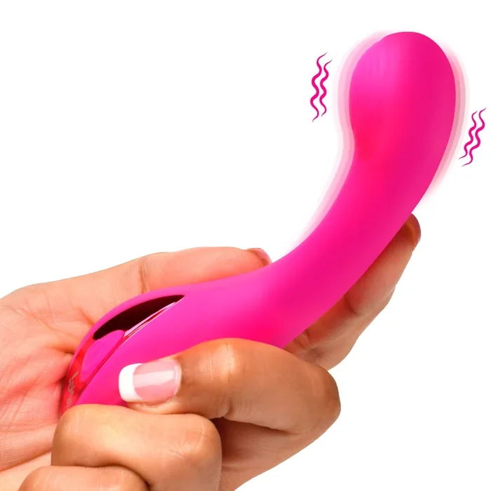 Silicone G-Spot Vibrator – Pink