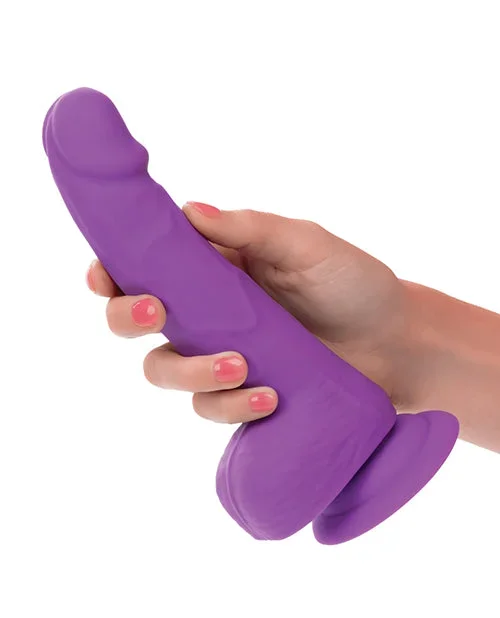 Silicone Studs Neon 6″ Dildo – Purple