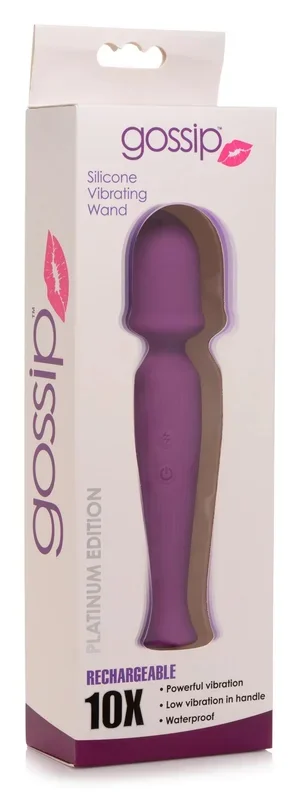 Silicone Wand Massager – Violet