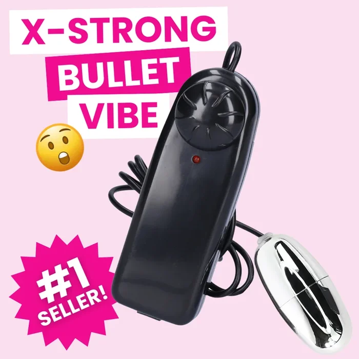 Silver Clit Bullet Power Vibrator (Strong!)
