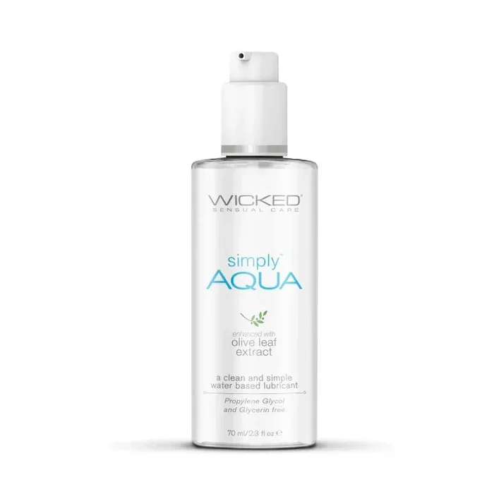Simply Aqua Fragrance Free Lube 2.3oz 70ml