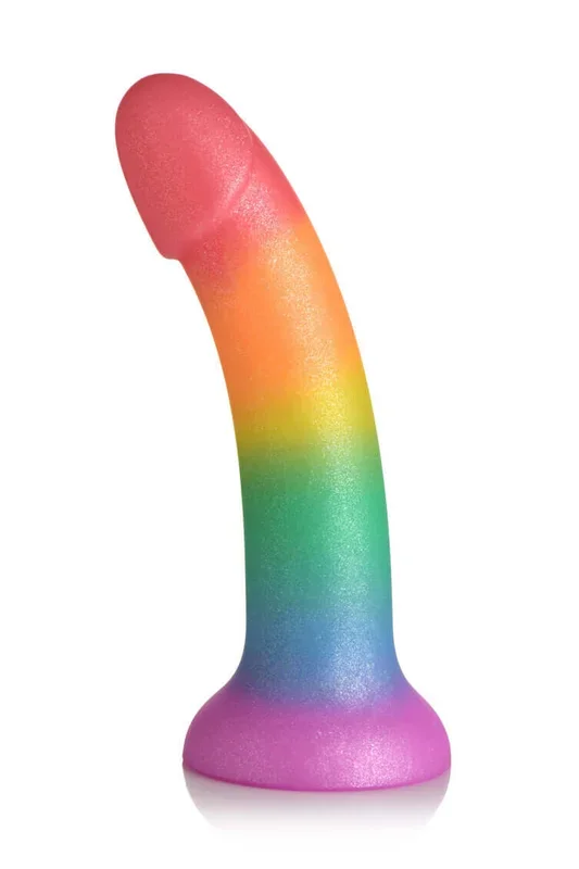 Simply Sweet 6.5 inches Phallic Rainbow Dildo: A Colorful Sensation for Your Pleasure