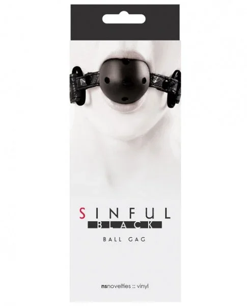 Sinful Ball Gag – Black
