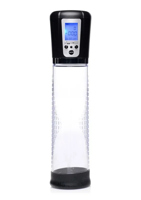 Size Matters 4 Levels Power Suction Penis Pump with Built-In LCD Display