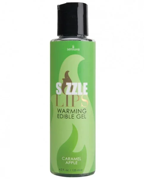 Sizzle Lips Warming Gel – 4.2 oz Bottle Caramel Apple