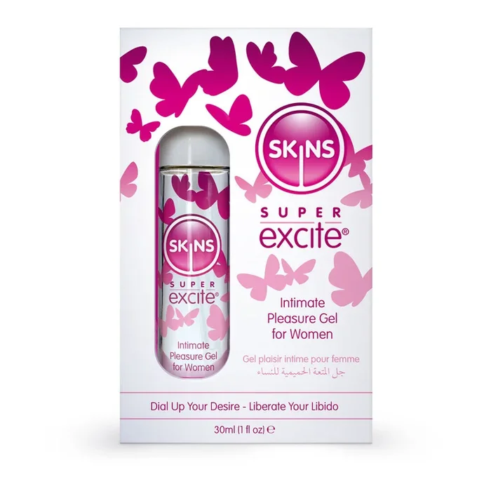 Skins Super Excite – Intimate Pleasure Gel for Women – 30 ml