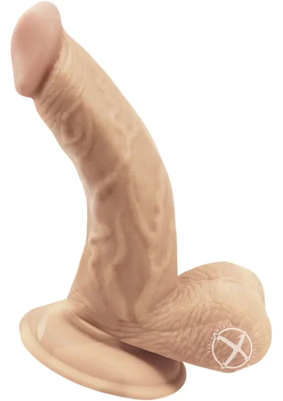 Skinsations Curve Ball Realistic Dildo with Suction Base