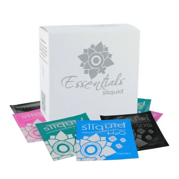 Sliquid Essentials Lube Cube – 6 Varieties of Personal Lubricant