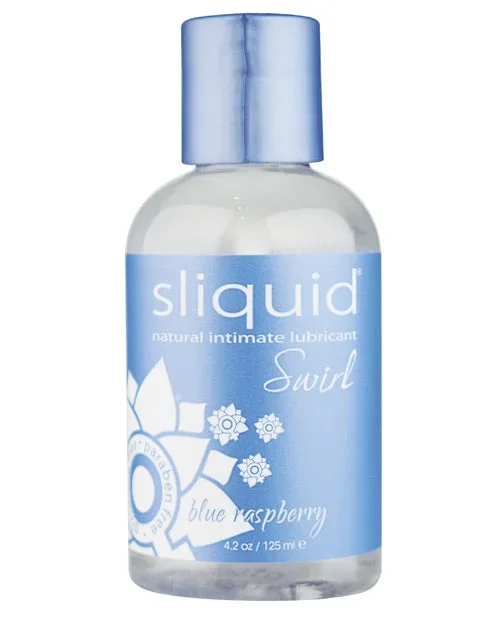 Sliquid Naturals Swirl Lubricant – 4.2 oz Blue Raspberry