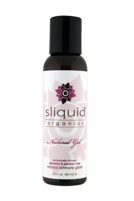 Sliquid Organics Natural Gel Organic Aloe-Based Lubricant 2 Oz
