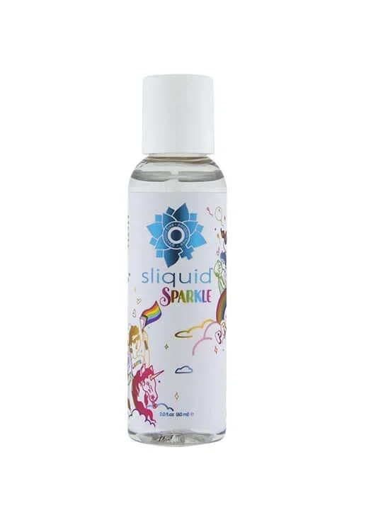 Sliquid Sparkle Pride Lube 2 oz – Vegan, Water-Based, Natural Lubrication