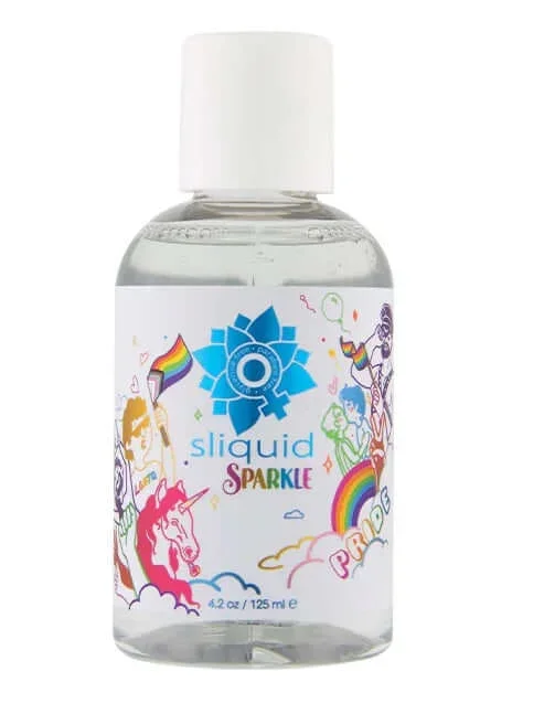 Sliquid Sparkle Pride Water Based Lubricant 4.2oz