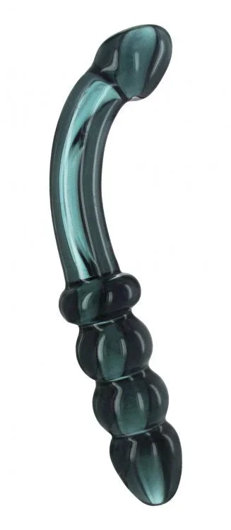 Smoky Jade Glass Dildo
