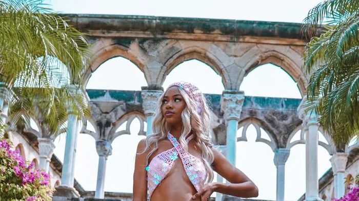 Sparkl – Mermaid Cross Top – Pink –