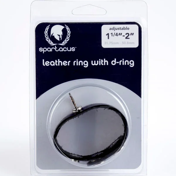 Spartacus Leather Ring with D-Ring