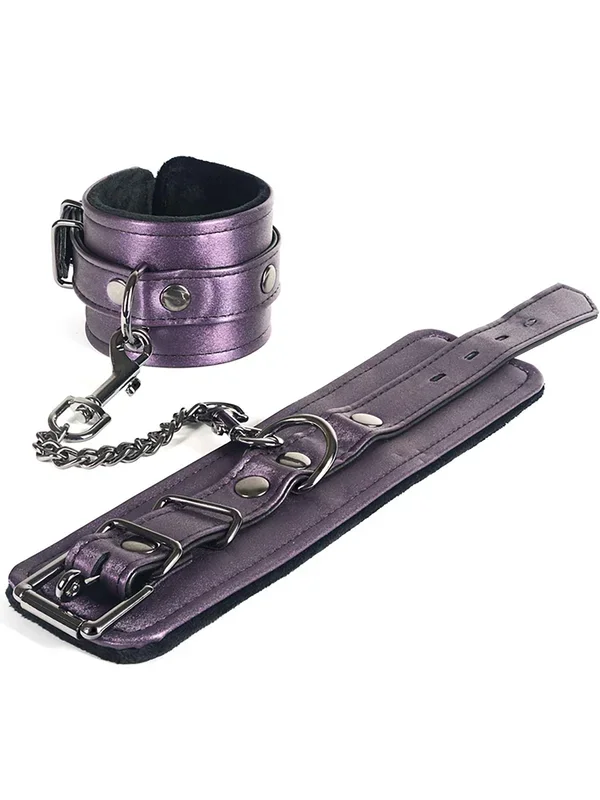 Spartacus Vegan Ankle Restraints – Purple