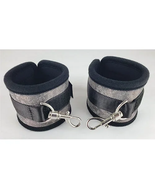 Spartacus Wrist Restraints – Neoprene Silver