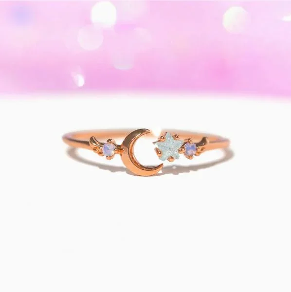 Spellbound Ring – Adjustable – Rose Gold