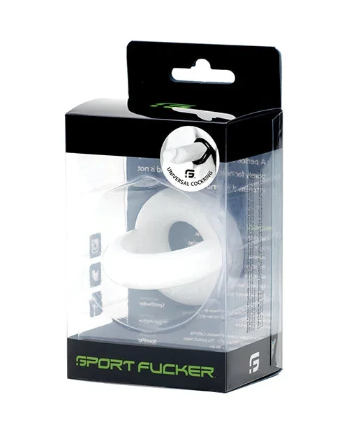 Sport Fucker Universal Cockring – White