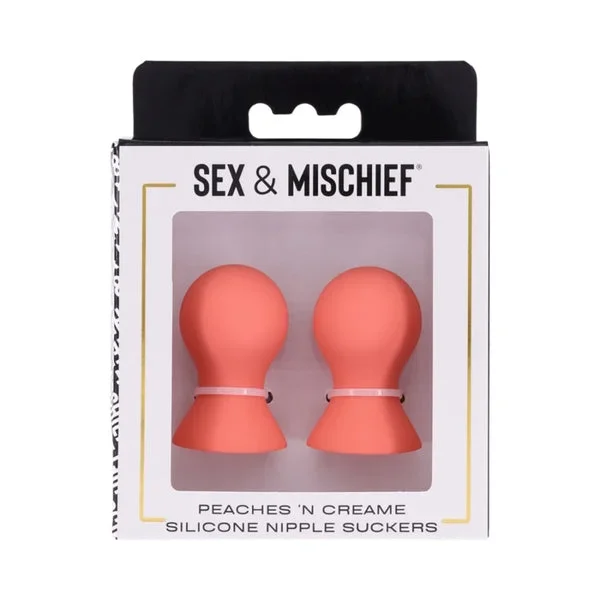 Sportsheets Sex & Mischief Peaches ‘n CreaMe Silicone Nipple Suckers