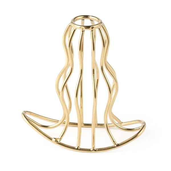 Stainless Steel Anal Butt Plugs Metal Hollow S&M Adult Sex Toys Vaginal Expander Women Men Games Trainer Gifts Pleasure Stimulator Flirting Supplies (Gold,L)