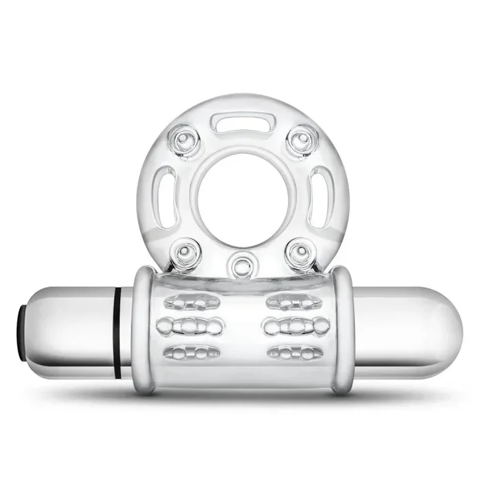 Stay Hard 10 Function Vibrating Bull Ring – Clear