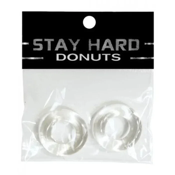 Stay Hard Donuts – 2 Pack – Clear