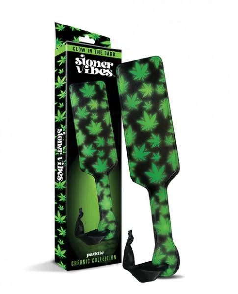 Stoner Vibes Glow in the Dark Paddle – Green