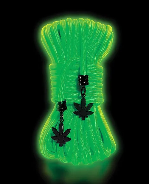 Stoner Vibes Glow in the Dark Rope – Green
