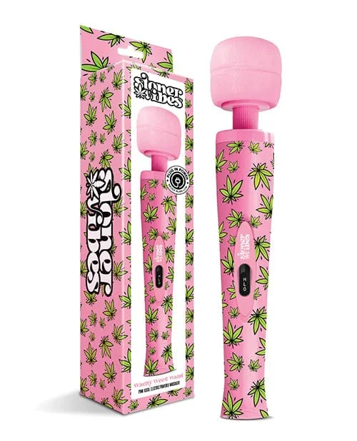 Stoner Vibes Wacky Weed Wand Massager – Pink Kush