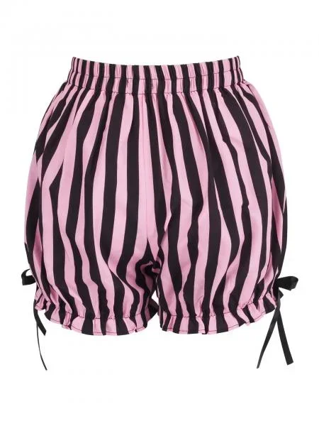 Striped Bloomers – Pink/Black –